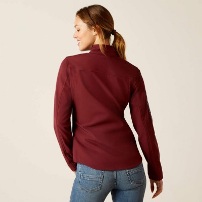 ARIAT - Veste Softshell New Team Rouge  