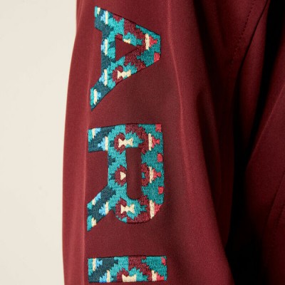 ARIAT - Veste Softshell New Team Rouge  