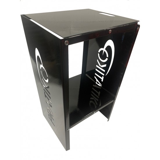Tablette (étagère) pour casier 12 pouces large noir avec plus de dégagement pour les bottes (26"long)