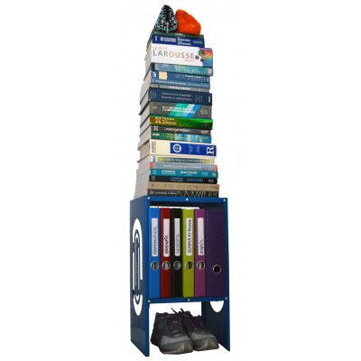 Tablette (étagère) pliable pour casier PETIT 10" largeur - rouge