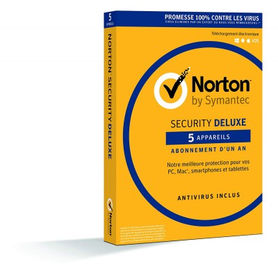 Norton Security Deluxe 2019 | 5 Appareils | 1 an |...