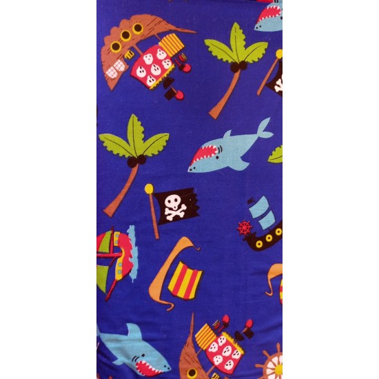 Foulards Printemps-été : bleu royal pirate