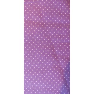 Foulards Des Pois! (lilas petit pois blanc)