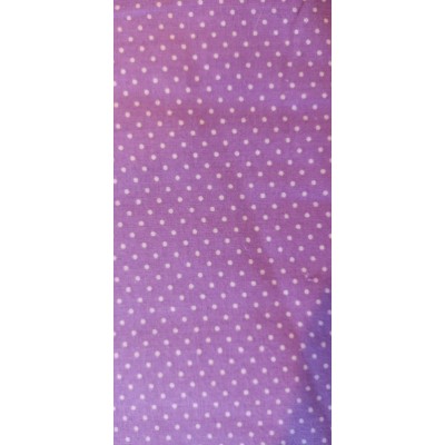 Foulards Des Pois! (lilas petit pois blanc)