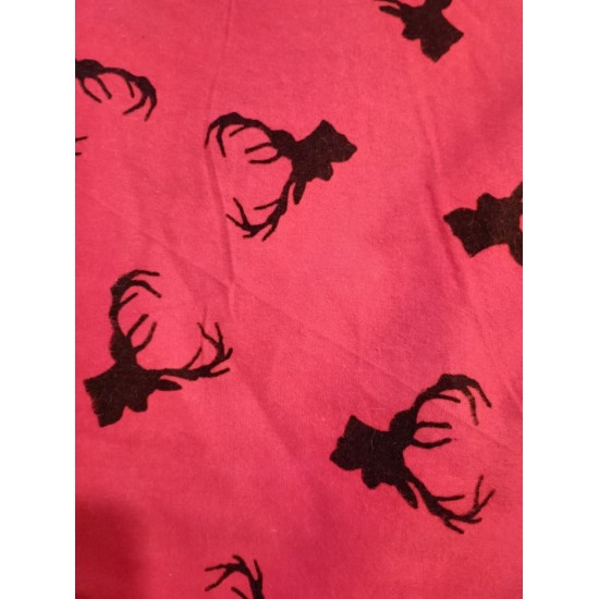 Foulards Automne-Hiver (flanelle) : rouge chevreuil