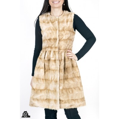 ROBE de vison rasé