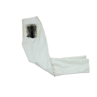 PANTALON en cuir avec les poches en fourrure de...