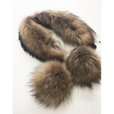 BANDEAU FOULARD en fourrure