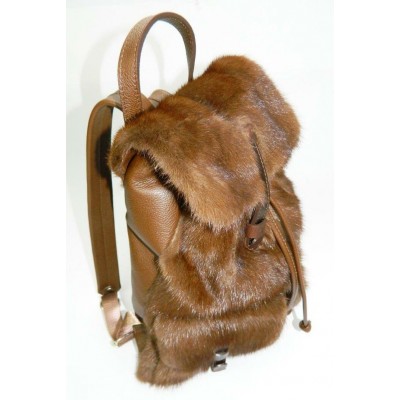  SAC à dos en fourrure de vison 