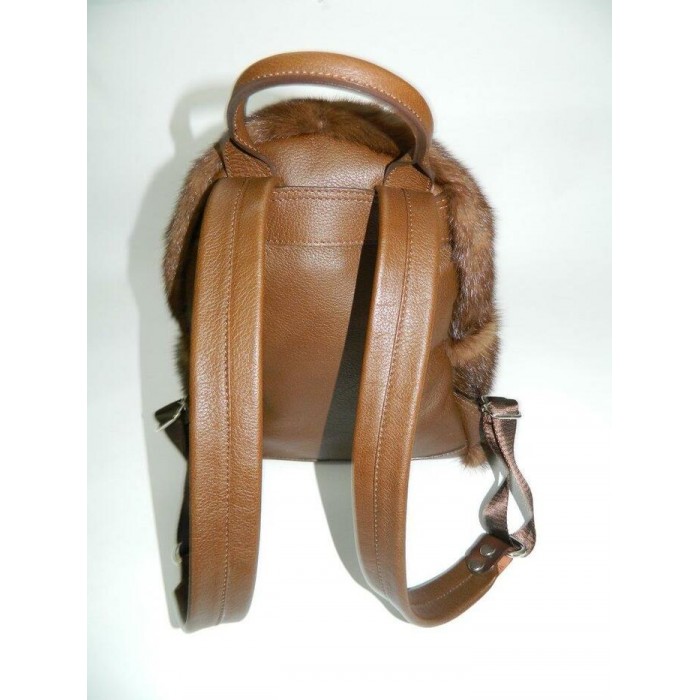 SAC à dos en fourrure de vison SAC à dos en fourrure de vison