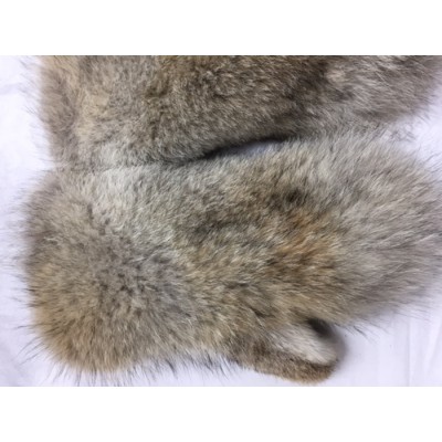 MITAINES en fourrure de coyote neuve