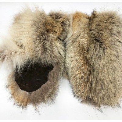 MITAINES en fourrure de coyote