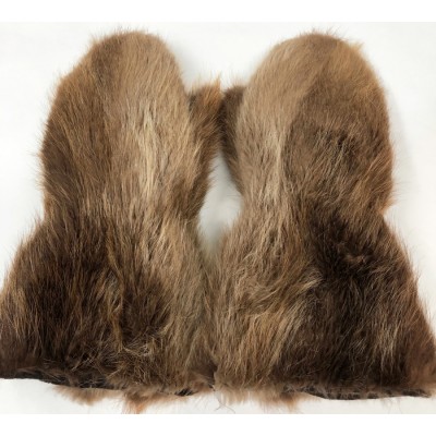 MITAINES en fourrure de castor