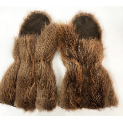 MITAINES en fourrure de castor