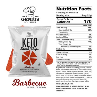 Chips Keto Barbecue (3 sacs)