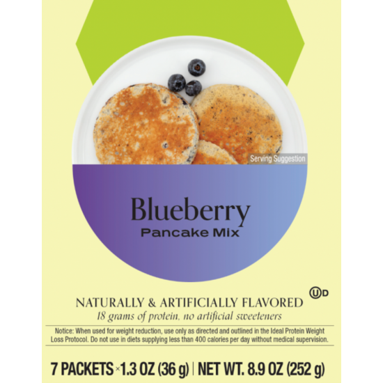 Préparation pour crêpes aux bleuets