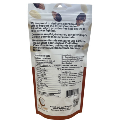 Amandes salées enrobées de chocolat