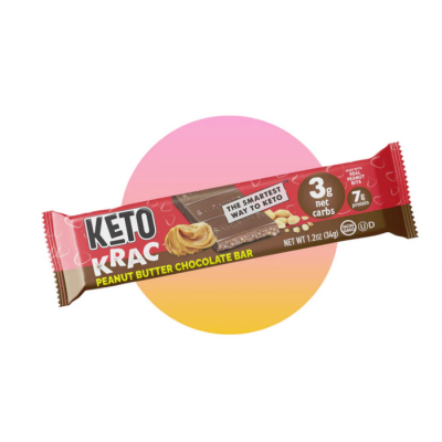 Barre Keto Krac chocolat au beurre d'arachide  (3...