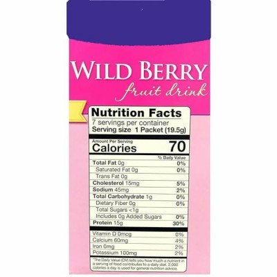 Boisson aux petits fruits sauvages