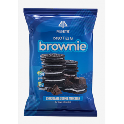 Brownie protéiné chocolat cookie monster