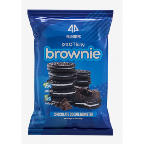 Brownie protéiné chocolat cookie monster