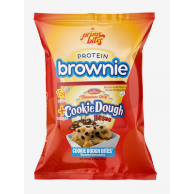 Brownie protéiné bouchées de pâte biscuit avec...