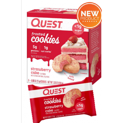 Biscuits glacés saveur Gâteau fraise
