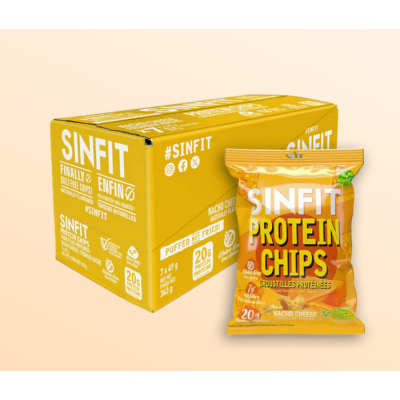 Croustilles saveur fromage nacho (2 sachets)