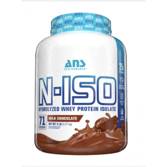 Isolat de protéines de lactosérum hydrolysé (Whey) Chocolat au lait 5 lb (2.27kg)