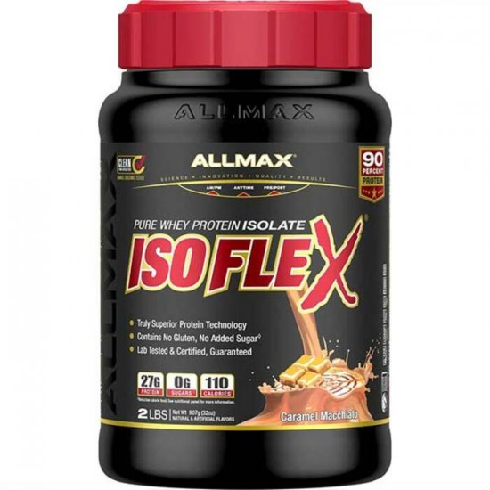 Isolat de Protéine (pure whey) ISOFLEX saveur caramel macchiato