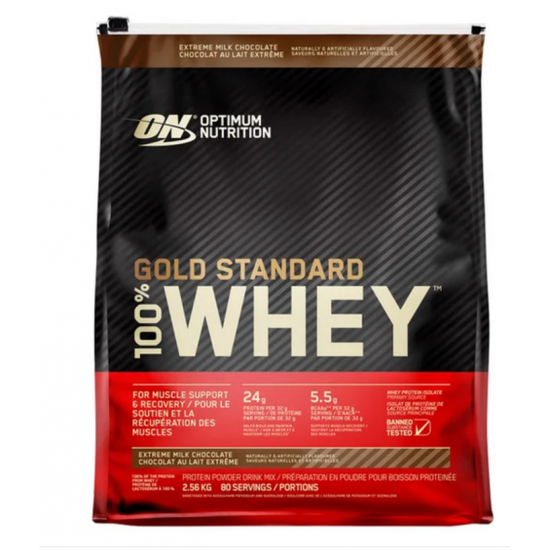 Gold Standard Whey saveur Chocolat au lait extrême 2.48kg
