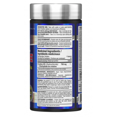 Créatine HCL 750mg