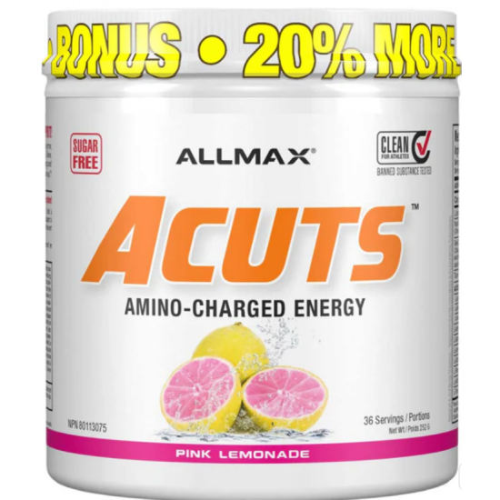 Acuts saveur limonade rose Énergie chargée en acides aminés