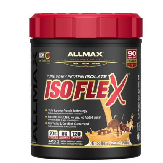 Isolat de Protéine (pure whey) ISOFLEX saveur chocolat beurre d'arachide