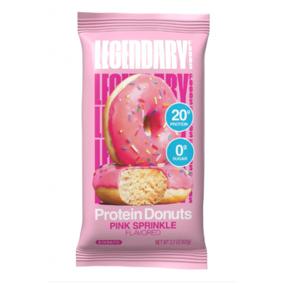 Beignes protéinés saveur glaçage rose