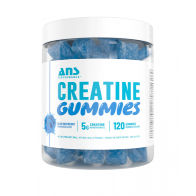 Créatine gummies saveur framboise bleue