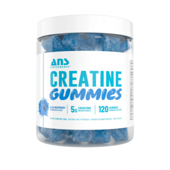 Créatine gummies saveur framboise bleue