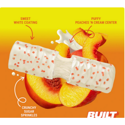 Barre Sour Puff Punch aux pêches sucrées (3...