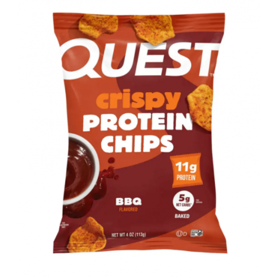Chips protéinées croustillantes BBQ (sac de 4 portions)