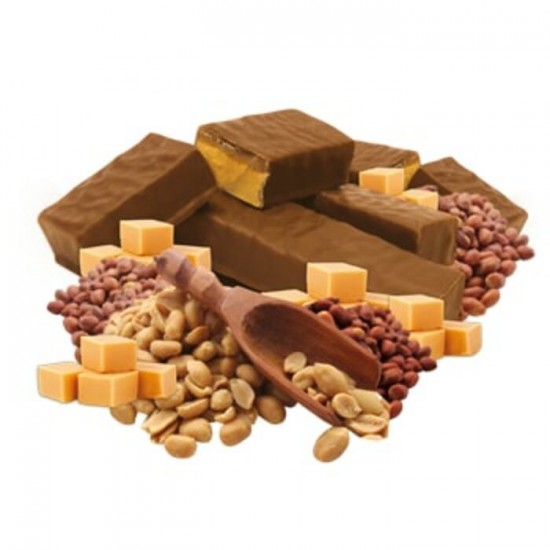 Barre au caramel & arachides (boîte de 7)