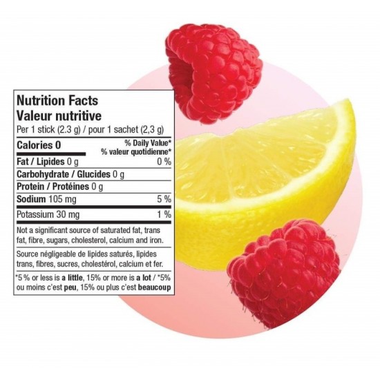Aromatisant d’eau en poudre limonade framboise