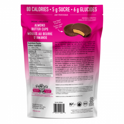 ChocXO Choc Keto moules au beurre d'amande et au chocolat noir