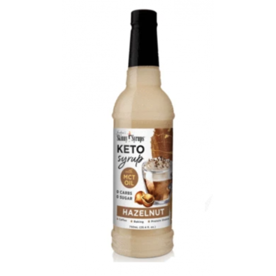 Sirop Keto avec huile MCT à la noisette