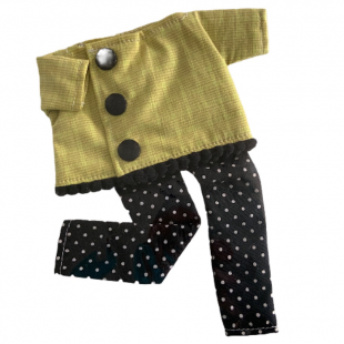Ensemble 2 pièces: pantalon et haut à manches...
