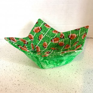 Bol pour micro-onde réversible - football vert