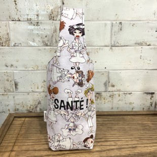 Sac à vin motif infirmières