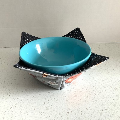 Bol pour micro-onde réversible - chats meow