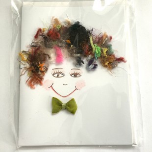  Cartes de souhait avec fibres recyclées # 15