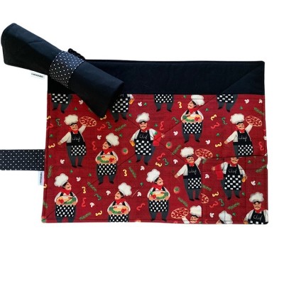 Napperon lunch, motif cuisinier