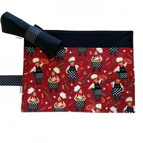 Napperon lunch, motif cuisinier